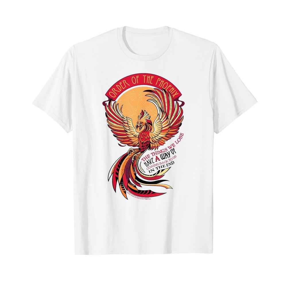 Harry Potter Mosaic Order Of The Phoenix T-Shirt - Picture 1 of 4